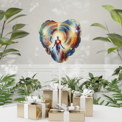 Unified Heart Awakening Balloon (Round and Heart-shaped), 11" - ATUH.ART
