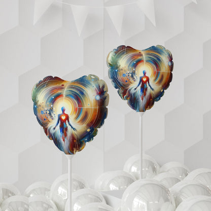 Unified Heart Awakening Balloon (Round and Heart-shaped), 11" - ATUH.ART