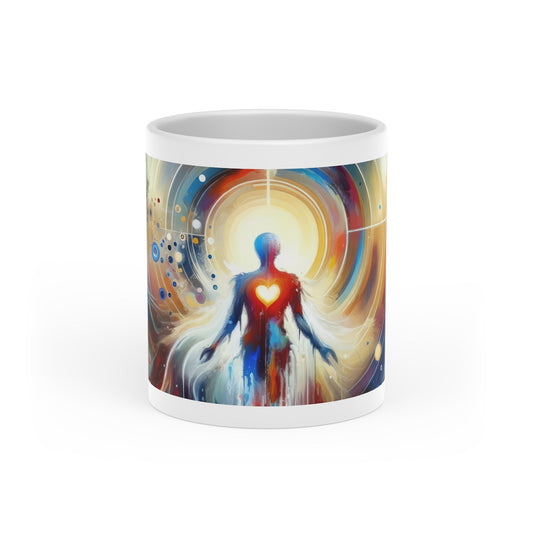 Unified Heart Awakening Heart-Shaped Mug - ATUH.ART