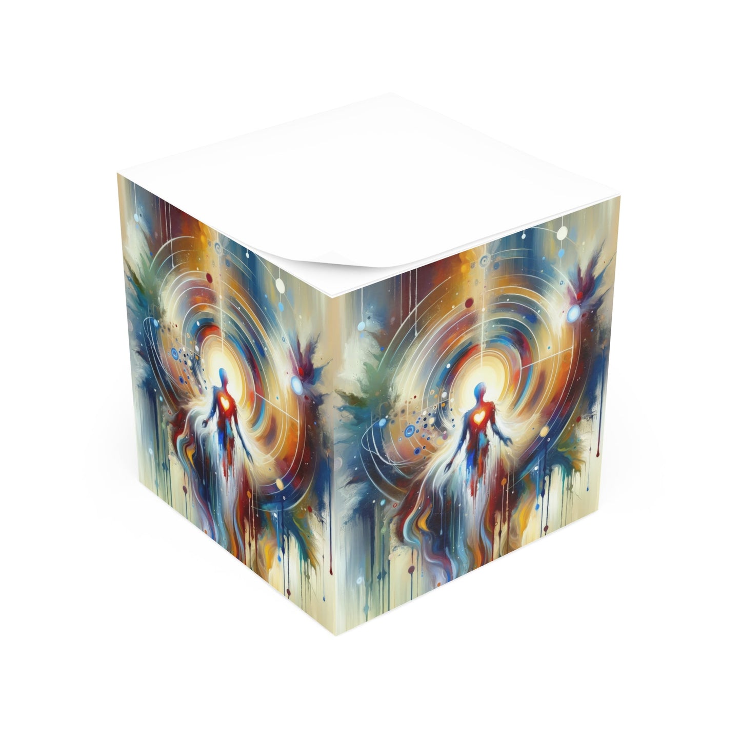 Unified Heart Awakening Note Cube - ATUH.ART