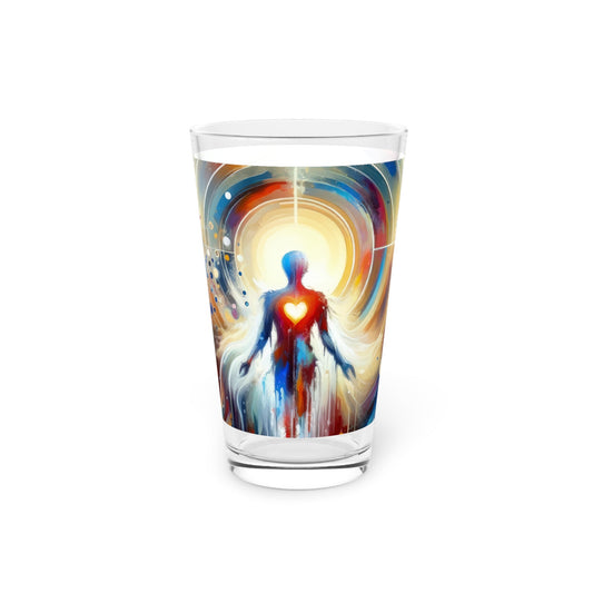 Unified Heart Awakening Pint Glass, 16oz - ATUH.ART