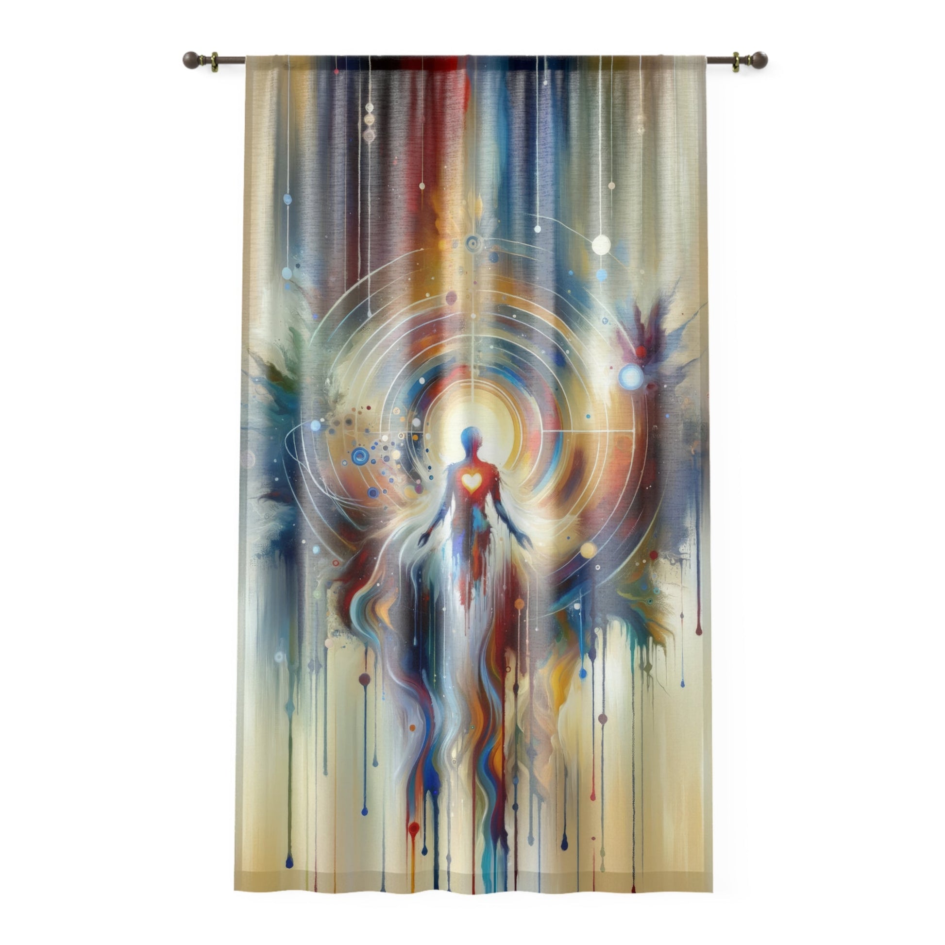 Unified Heart Awakening Window Curtain - ATUH.ART