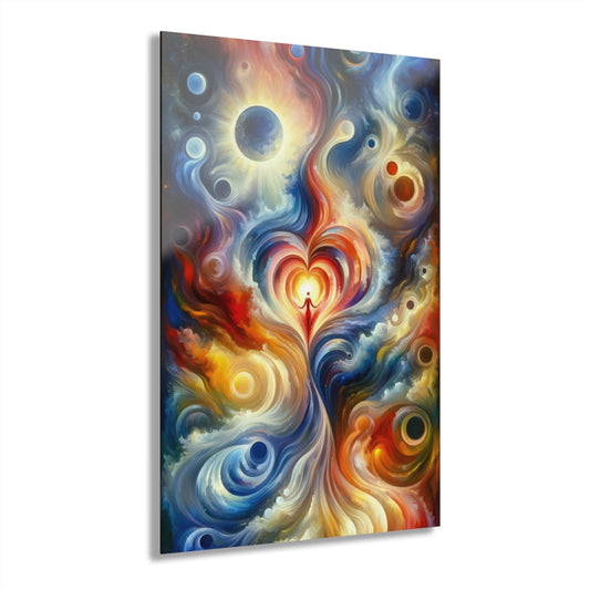 Unified Heart Journey Acrylic Prints (French Cleat Hanging) - ATUH.ART