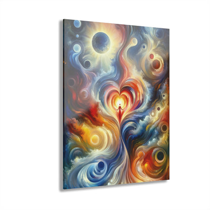 Unified Heart Journey Acrylic Prints (French Cleat Hanging) - ATUH.ART