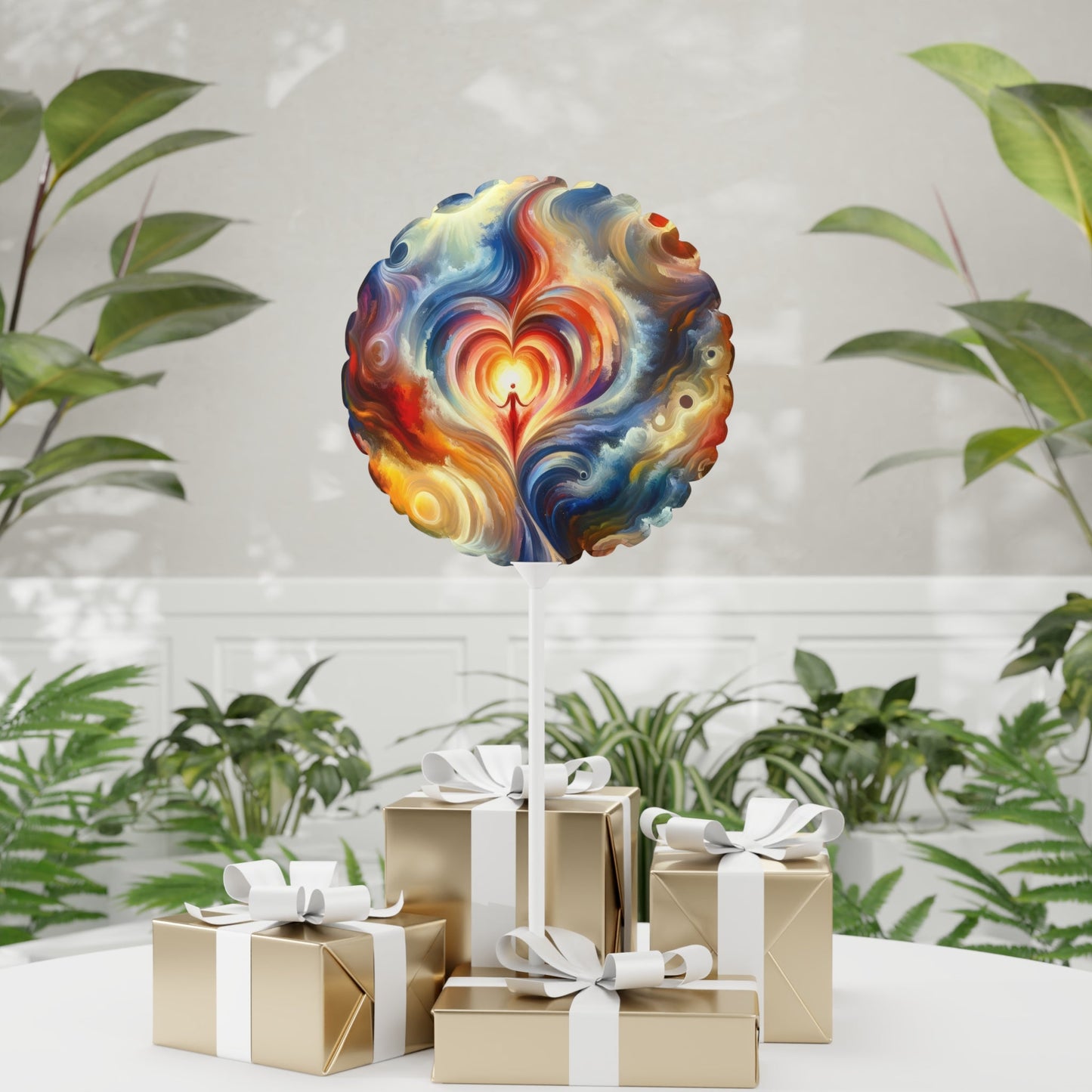 Unified Heart Journey Balloon (Round and Heart-shaped), 11" - ATUH.ART