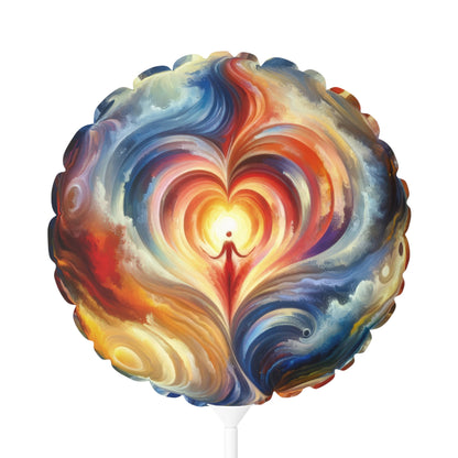 Unified Heart Journey Balloon (Round and Heart-shaped), 11" - ATUH.ART