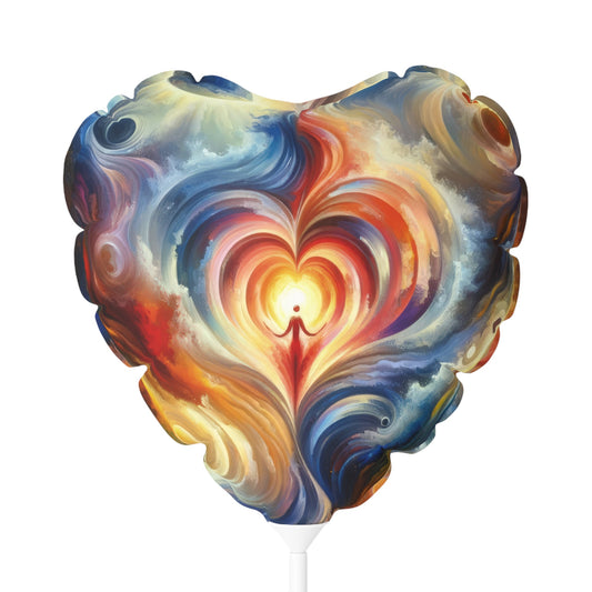 Unified Heart Journey Balloon (Round and Heart-shaped), 11" - ATUH.ART