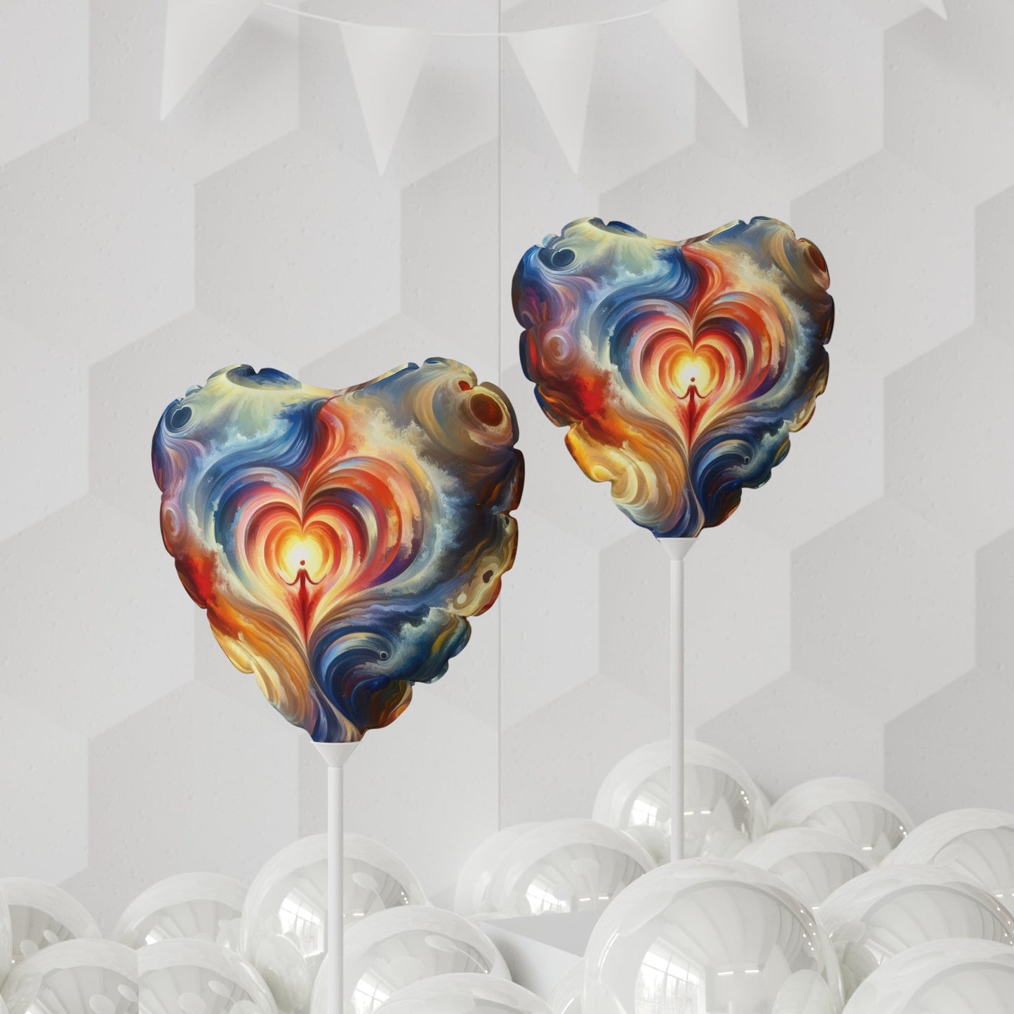 Unified Heart Journey Balloon (Round and Heart-shaped), 11" - ATUH.ART