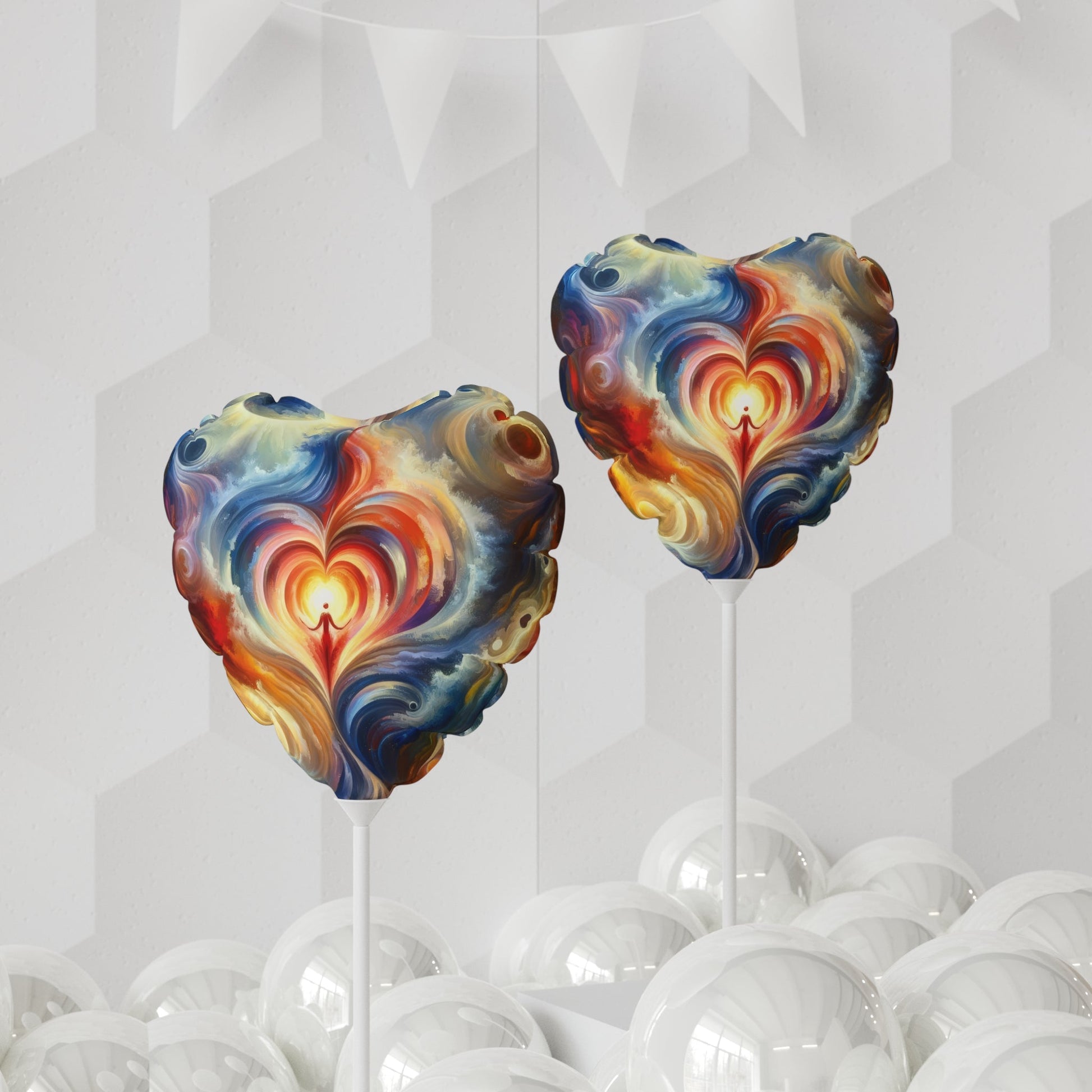 Unified Heart Journey Balloon (Round and Heart-shaped), 11" - ATUH.ART
