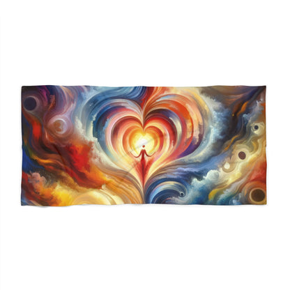 Unified Heart Journey Beach Towel - ATUH.ART