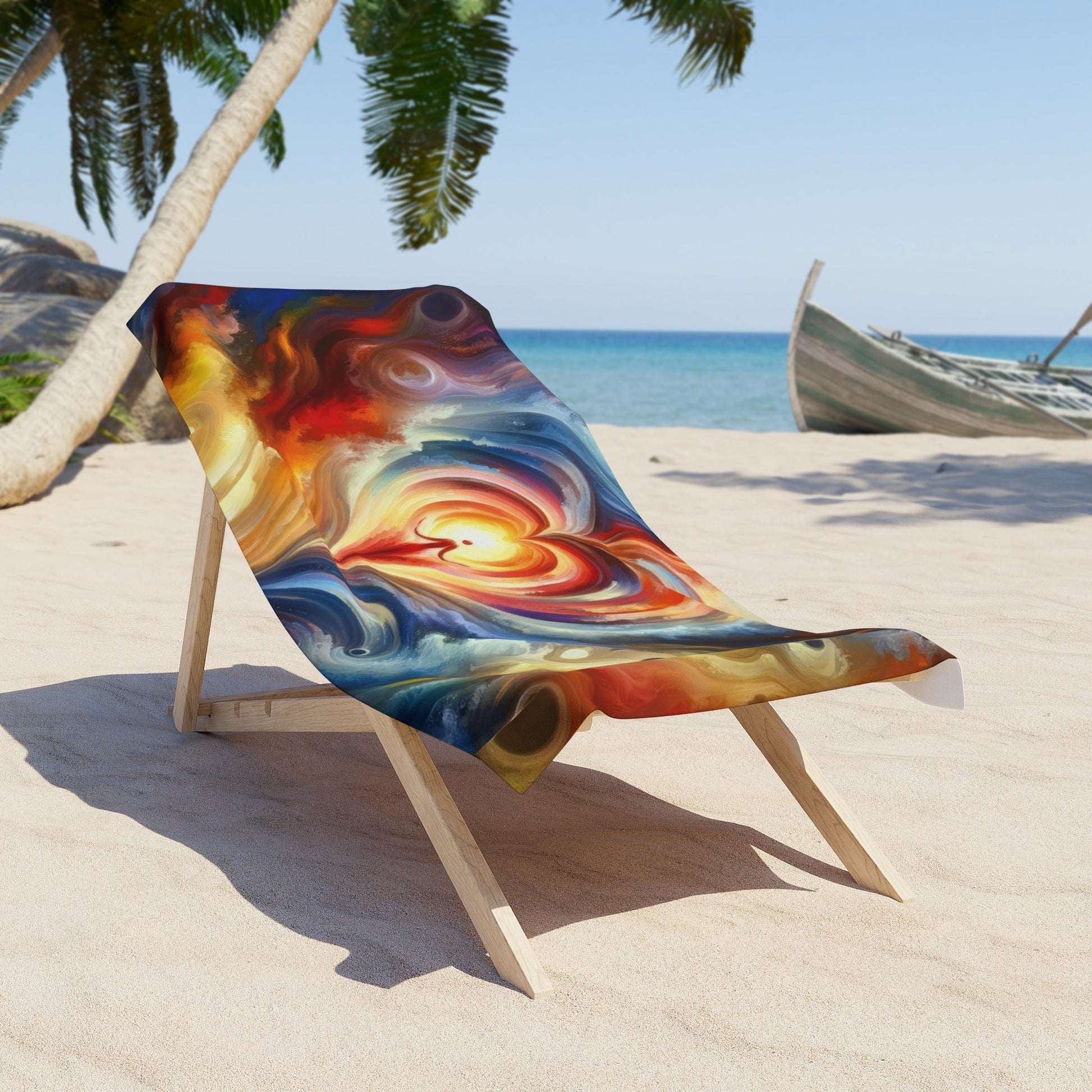 Unified Heart Journey Beach Towel - ATUH.ART