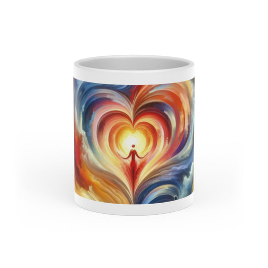 Unified Heart Journey Heart-Shaped Mug - ATUH.ART