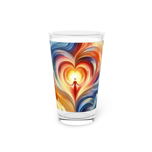 Unified Heart Journey Pint Glass, 16oz - ATUH.ART