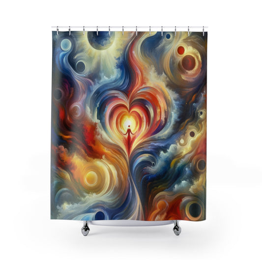 Unified Heart Journey Shower Curtains - ATUH.ART