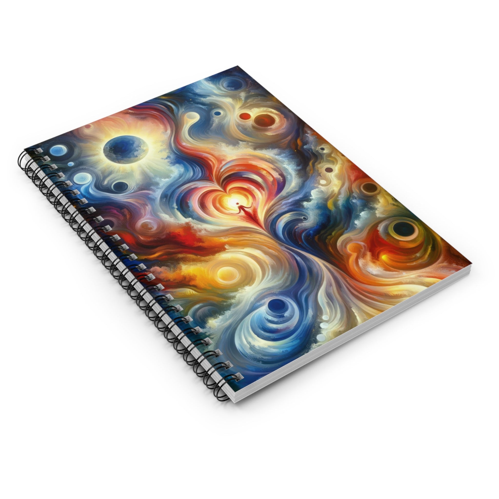 Unified Heart Journey Spiral Notebook - Ruled Line - ATUH.ART