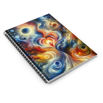 Unified Heart Journey Spiral Notebook - Ruled Line - ATUH.ART