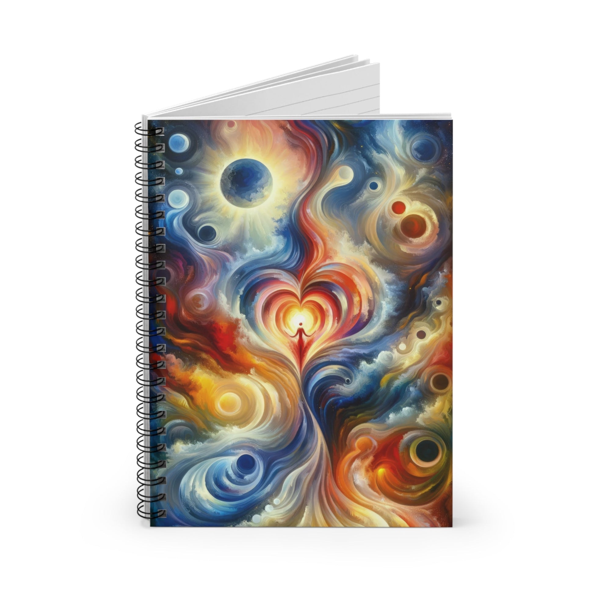 Unified Heart Journey Spiral Notebook - Ruled Line - ATUH.ART