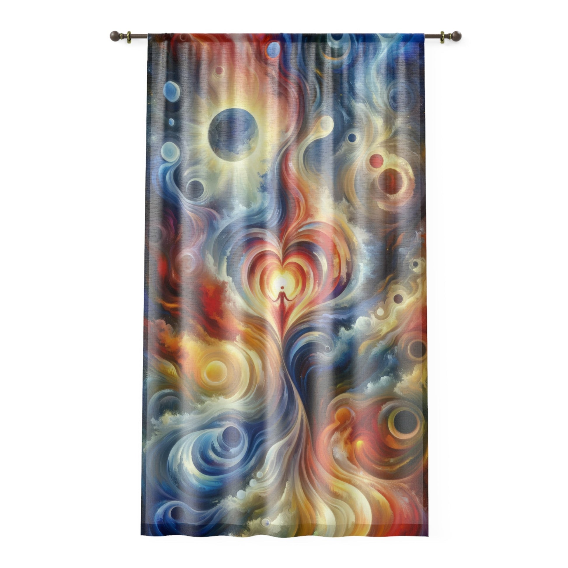 Unified Heart Journey Window Curtain - ATUH.ART