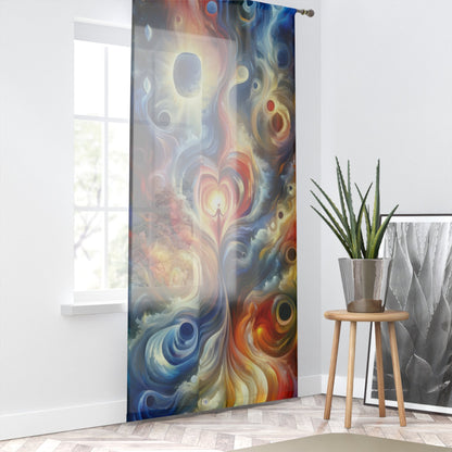 Unified Heart Journey Window Curtain - ATUH.ART