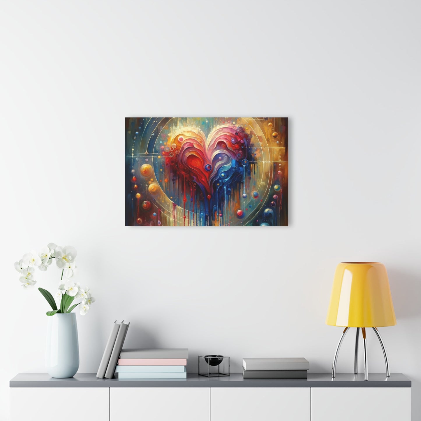 Unified Heart Reflections Acrylic Prints (French Cleat Hanging) - ATUH.ART