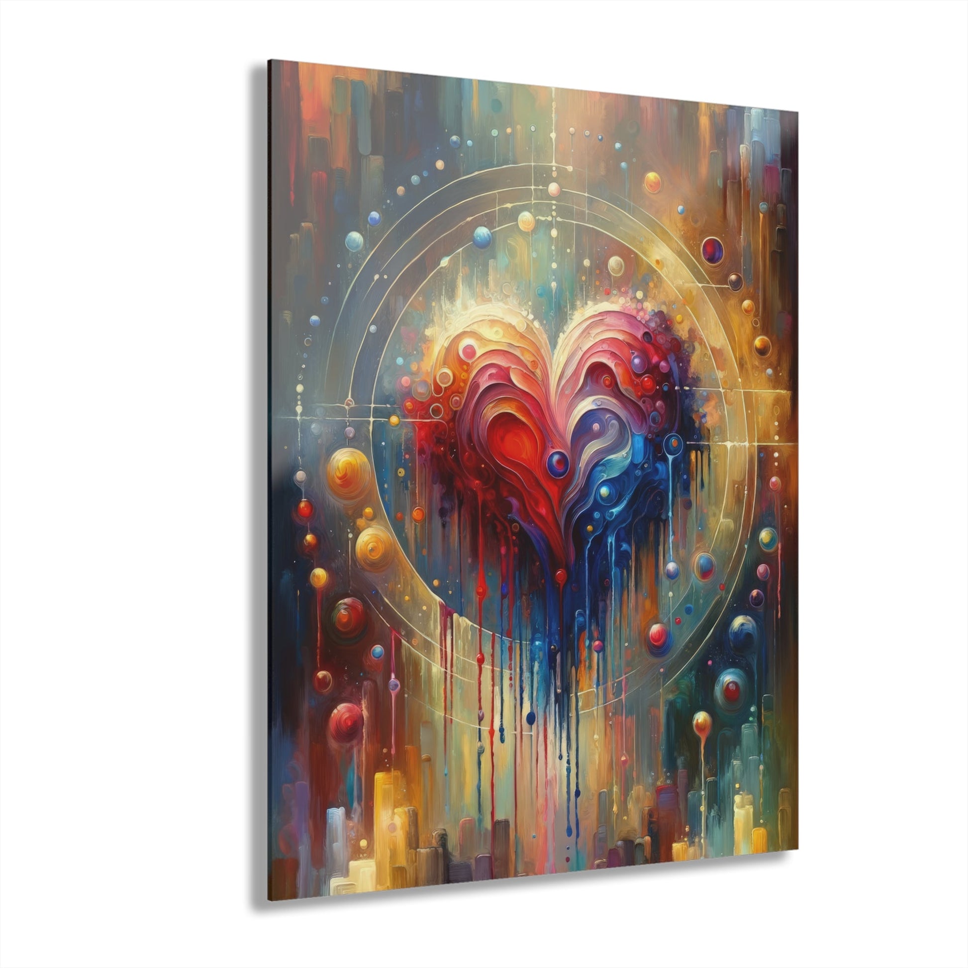 Unified Heart Reflections Acrylic Prints (French Cleat Hanging) - ATUH.ART