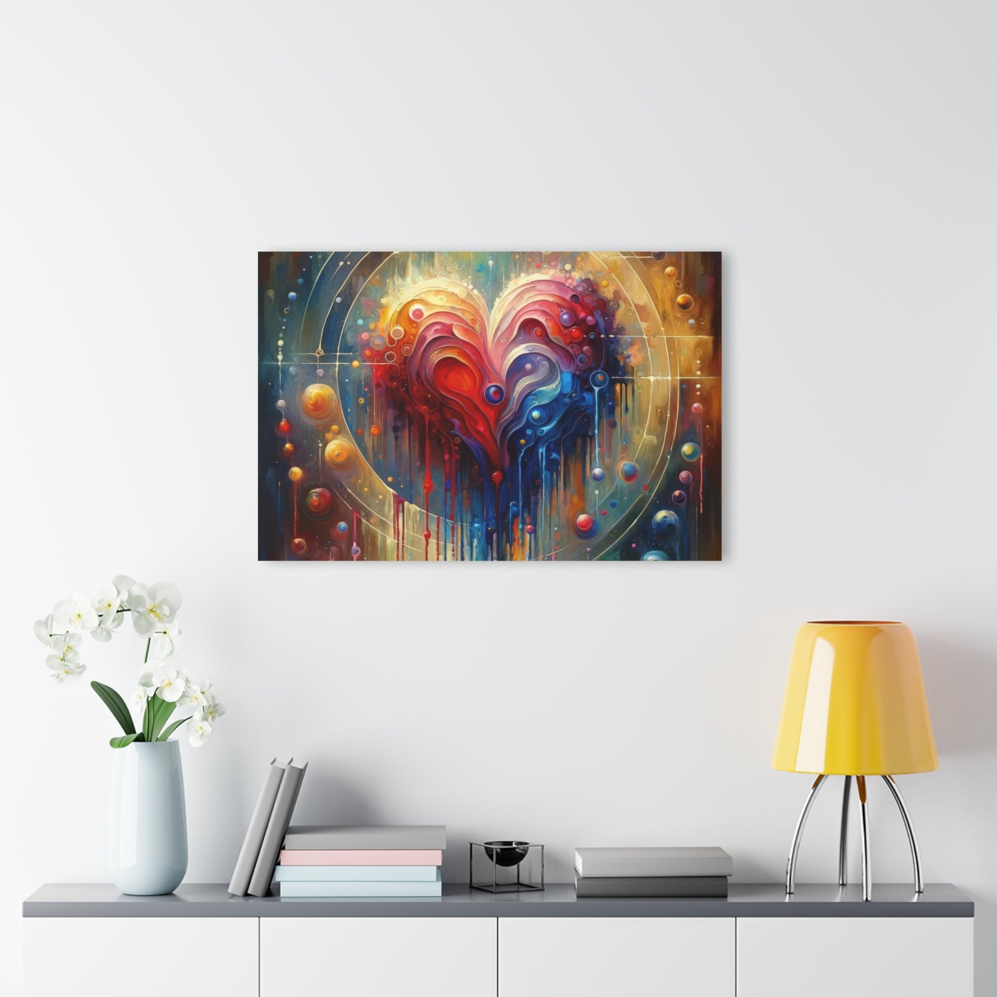Unified Heart Reflections Acrylic Prints (French Cleat Hanging) - ATUH.ART