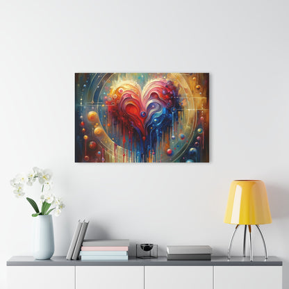 Unified Heart Reflections Acrylic Prints (French Cleat Hanging) - ATUH.ART
