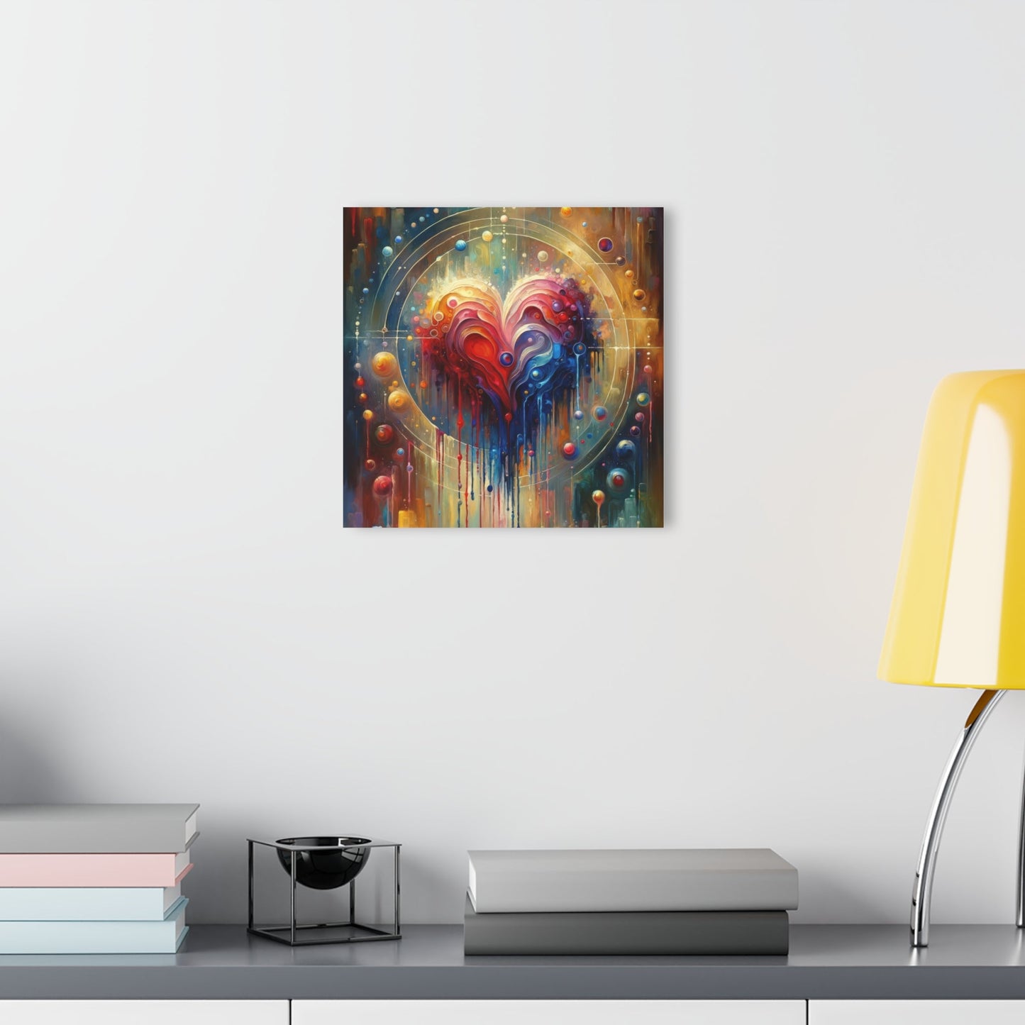 Unified Heart Reflections Acrylic Prints (French Cleat Hanging) - ATUH.ART