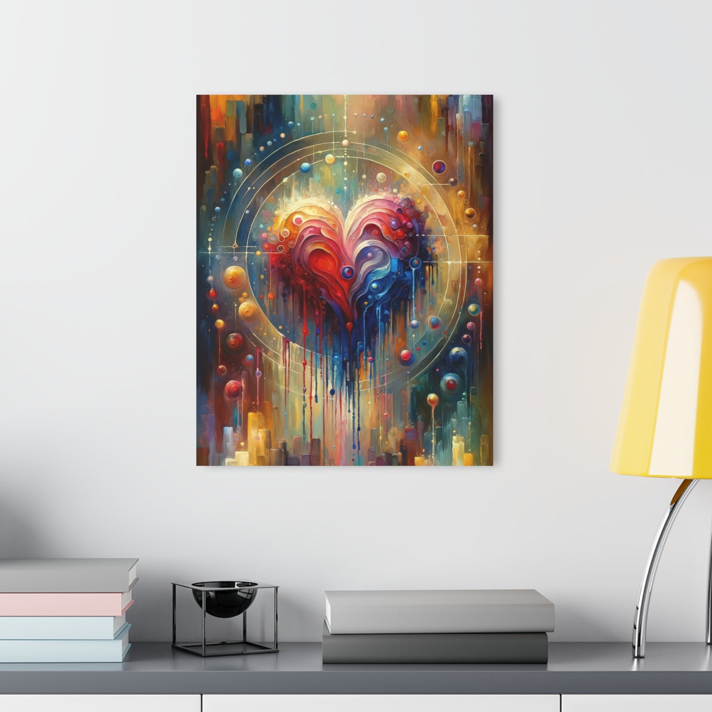 Unified Heart Reflections Acrylic Prints (French Cleat Hanging) - ATUH.ART