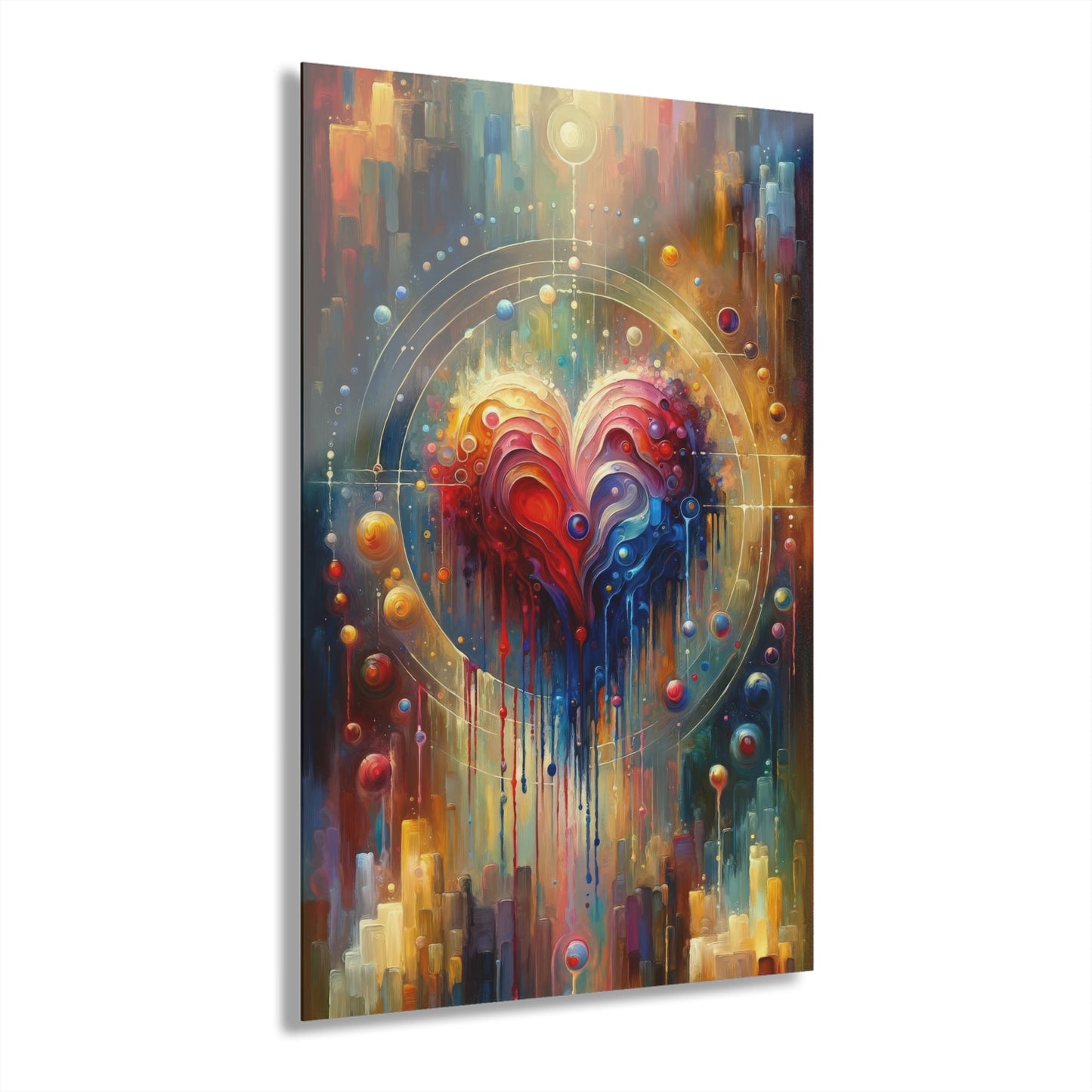 Unified Heart Reflections Acrylic Prints (French Cleat Hanging) - ATUH.ART