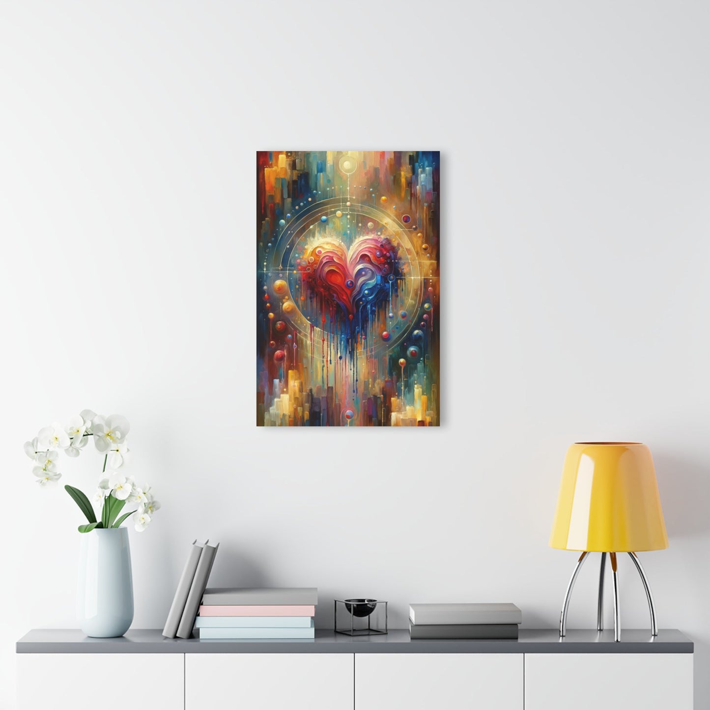 Unified Heart Reflections Acrylic Prints (French Cleat Hanging) - ATUH.ART