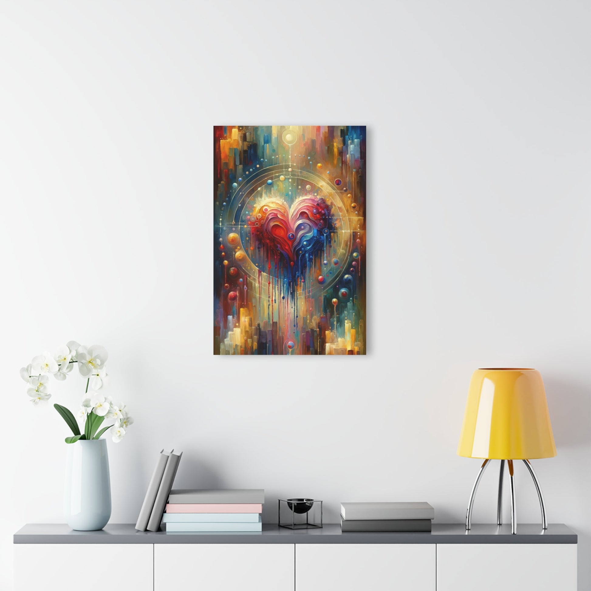 Unified Heart Reflections Acrylic Prints (French Cleat Hanging) - ATUH.ART