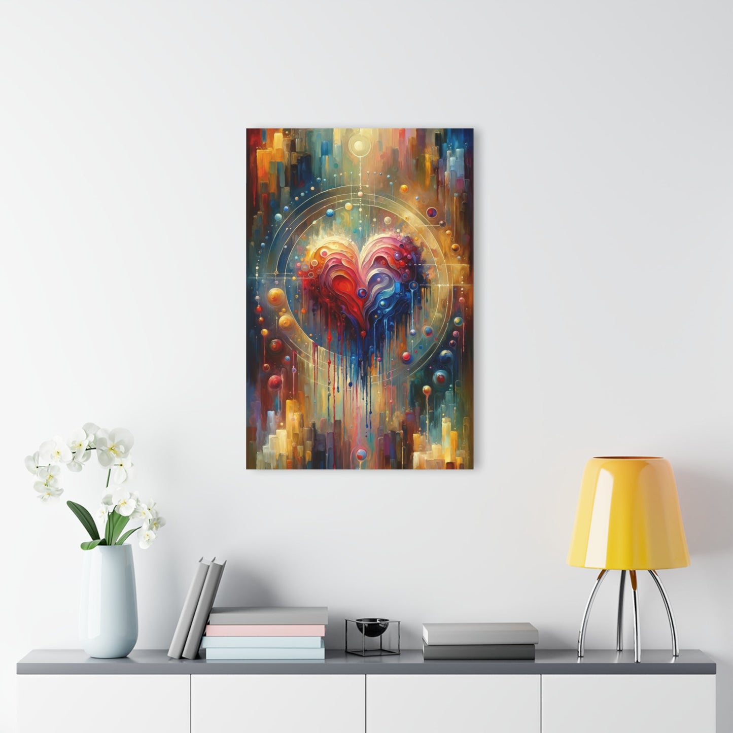 Unified Heart Reflections Acrylic Prints (French Cleat Hanging) - ATUH.ART