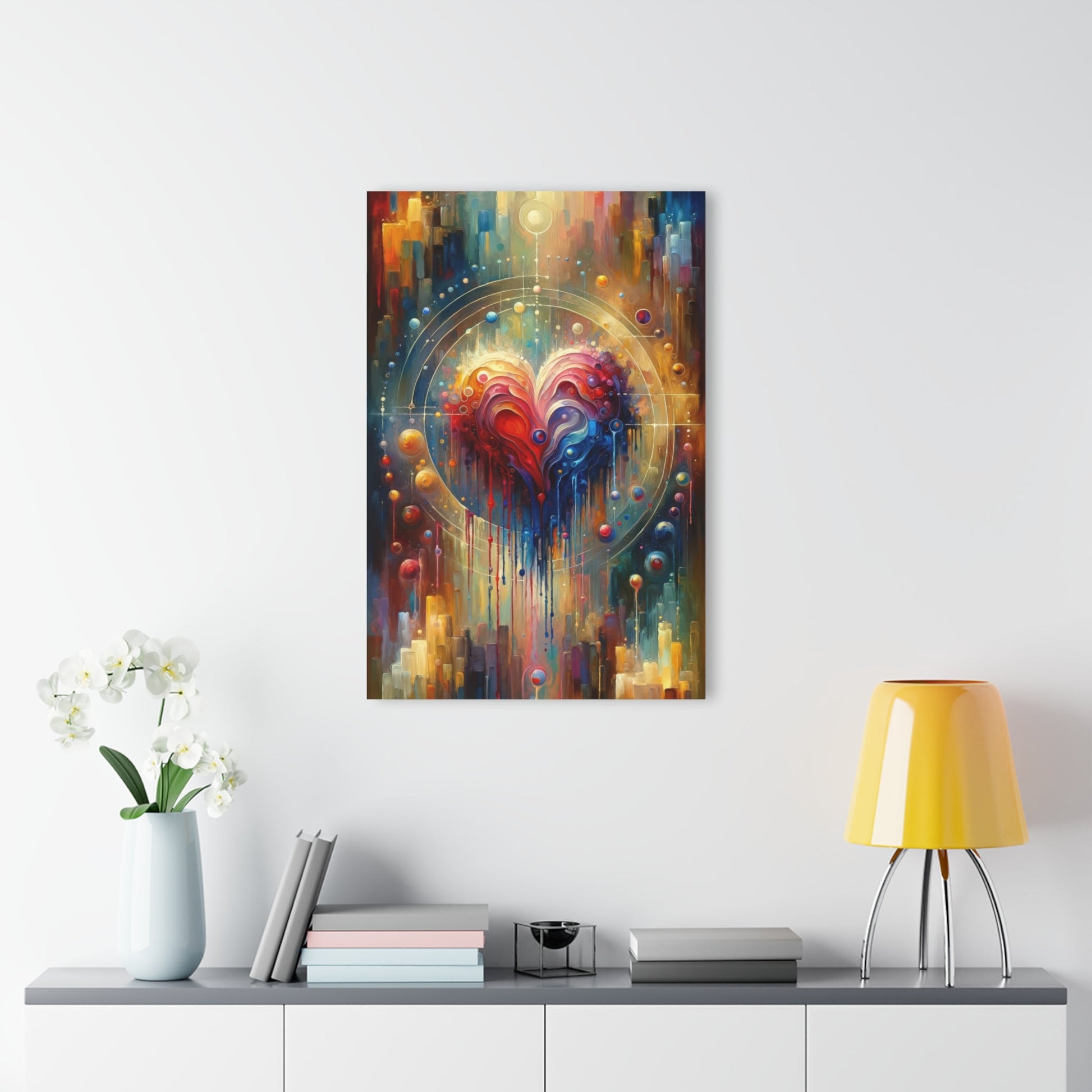 Unified Heart Reflections Acrylic Prints (French Cleat Hanging) - ATUH.ART