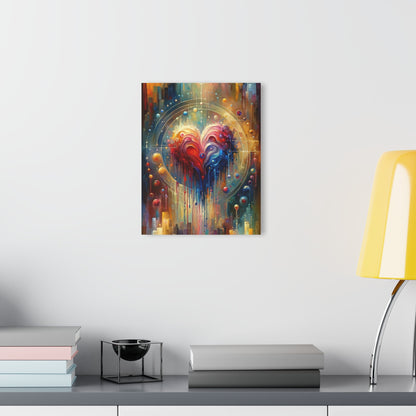 Unified Heart Reflections Acrylic Prints (French Cleat Hanging) - ATUH.ART