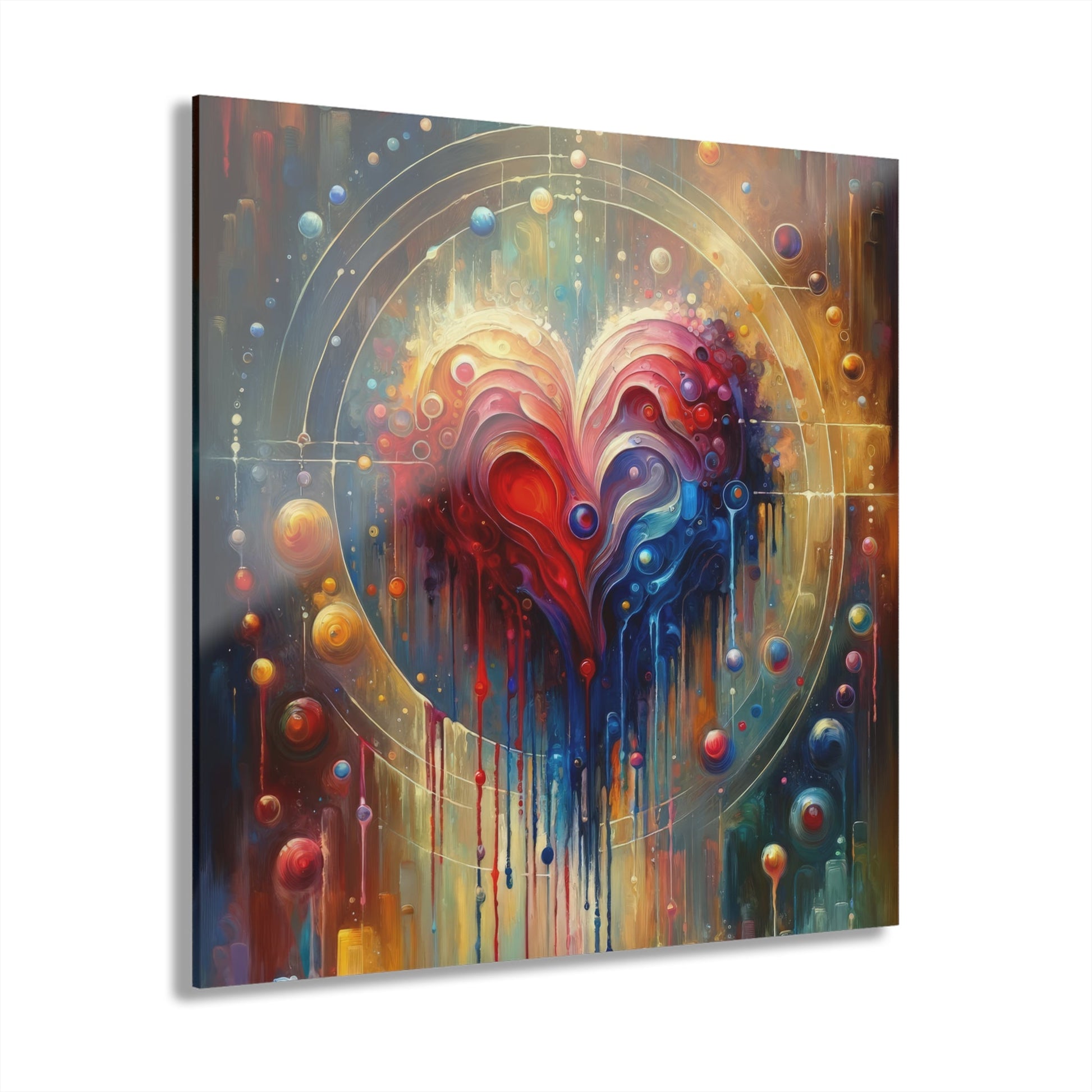 Unified Heart Reflections Acrylic Prints (French Cleat Hanging) - ATUH.ART