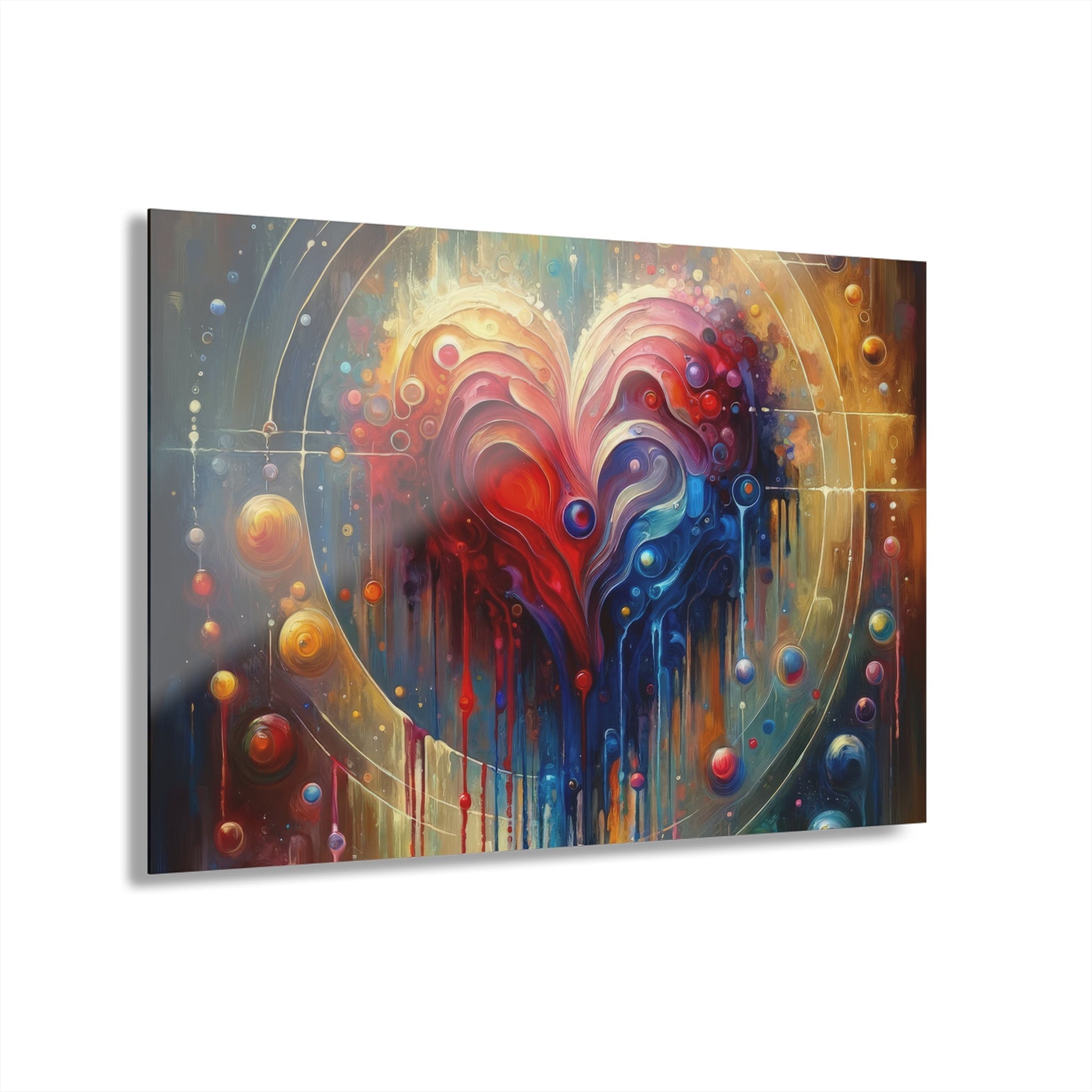 Unified Heart Reflections Acrylic Prints (French Cleat Hanging) - ATUH.ART