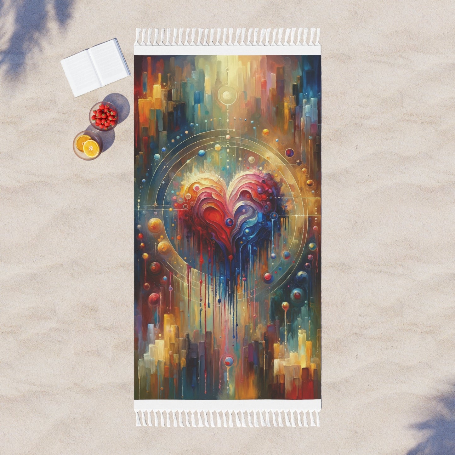 Unified Heart Reflections Boho Beach Cloth - ATUH.ART