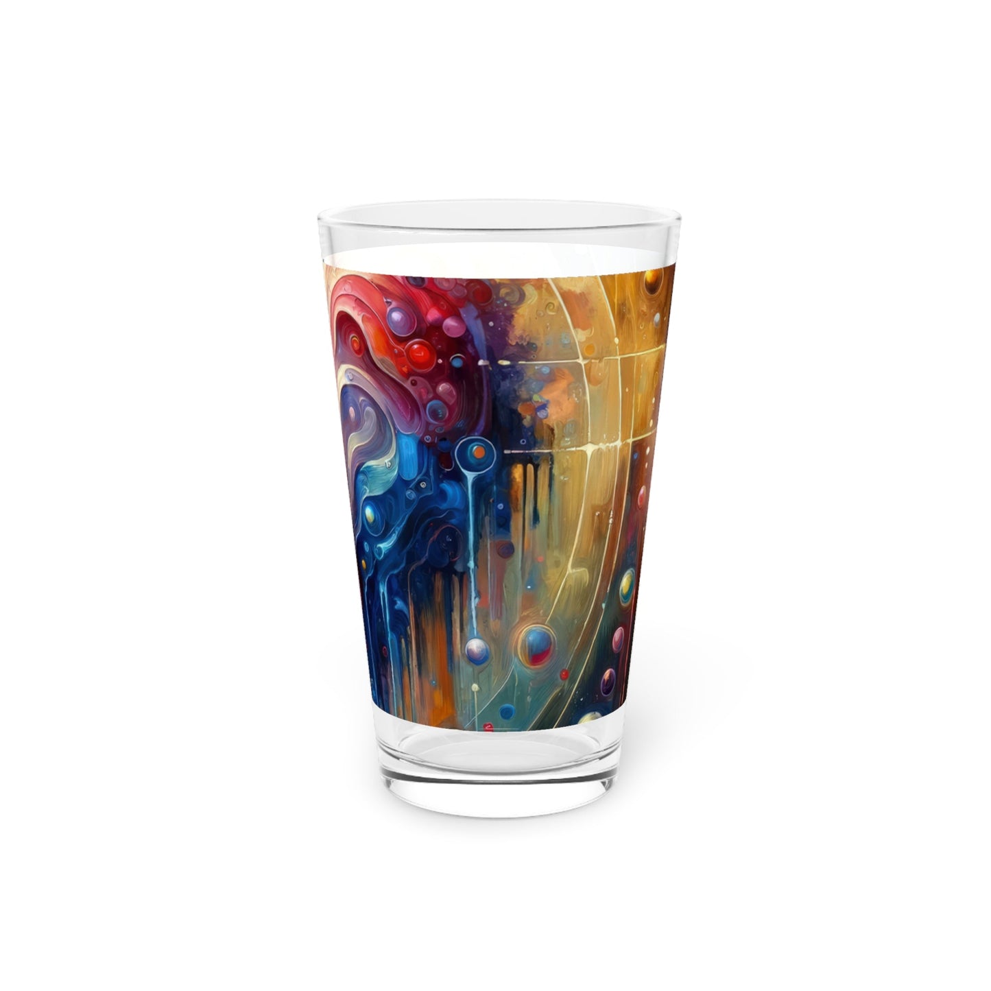 Unified Heart Reflections Pint Glass, 16oz - ATUH.ART