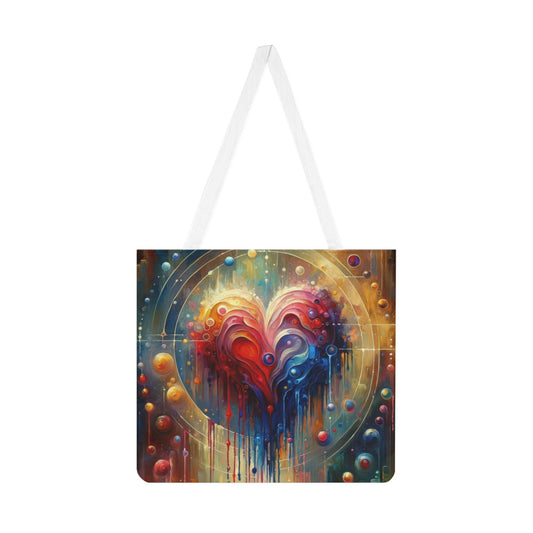 Unified Heart Reflections Shoulder Tote Bag (AOP) - ATUH.ART