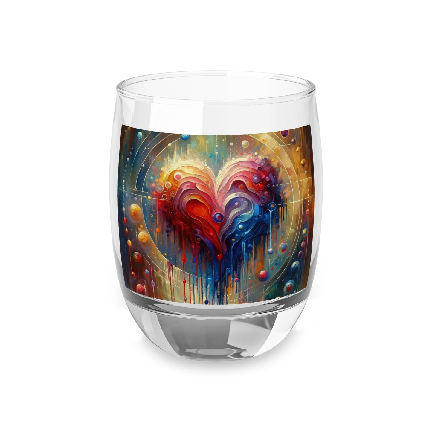 Unified Heart Reflections Whiskey Glass - ATUH.ART