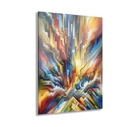 Unity Abstract Vibrancy Acrylic Prints (French Cleat Hanging) - ATUH.ART