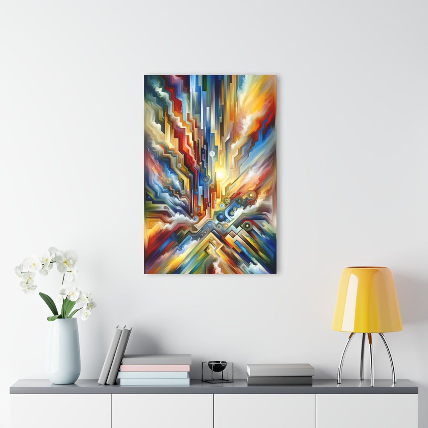 Unity Abstract Vibrancy Acrylic Prints (French Cleat Hanging) - ATUH.ART