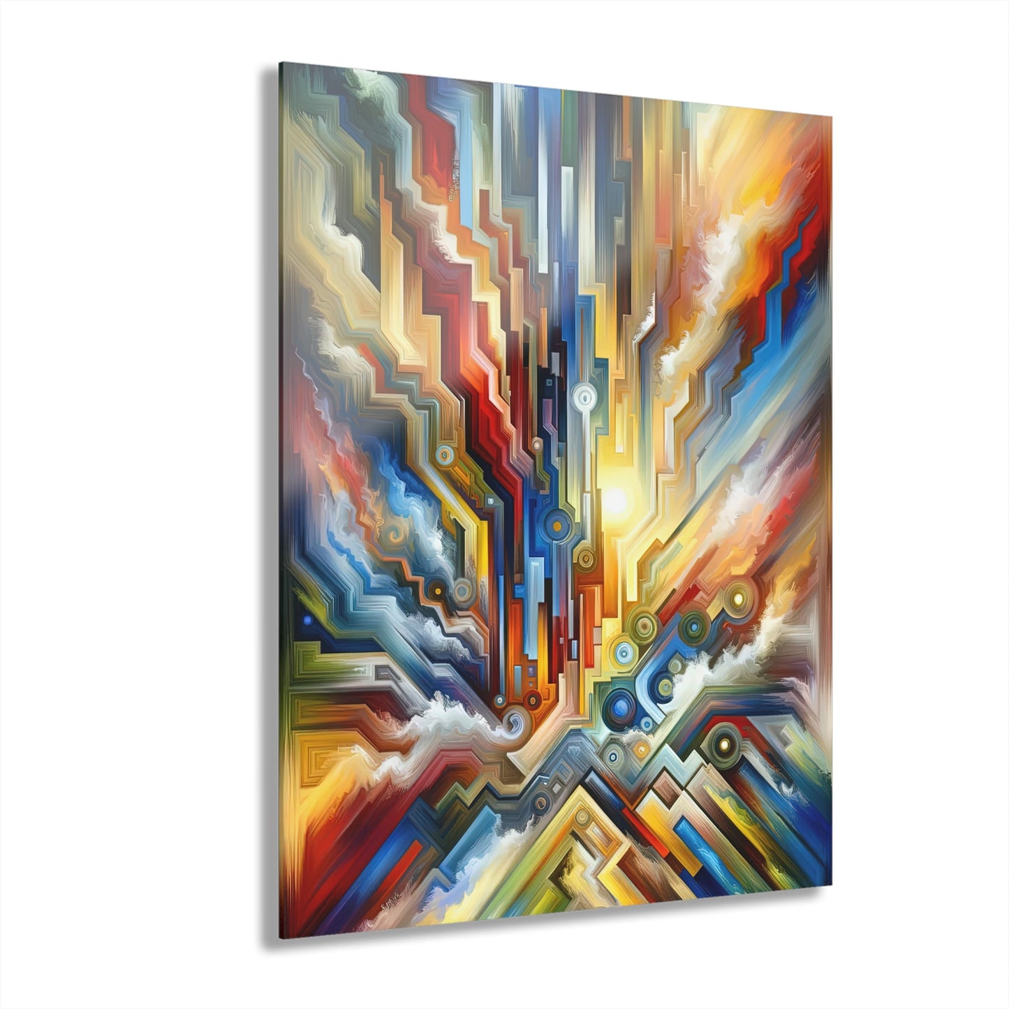 Unity Abstract Vibrancy Acrylic Prints (French Cleat Hanging) - ATUH.ART
