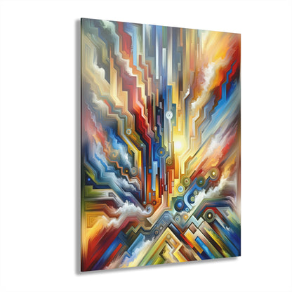 Unity Abstract Vibrancy Acrylic Prints (French Cleat Hanging) - ATUH.ART