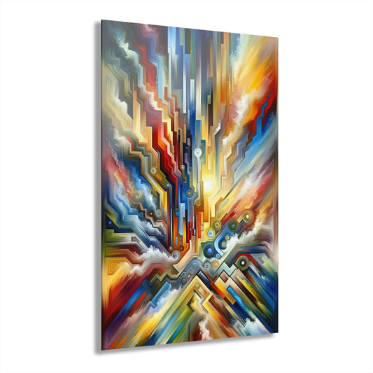 Unity Abstract Vibrancy Acrylic Prints (French Cleat Hanging) - ATUH.ART