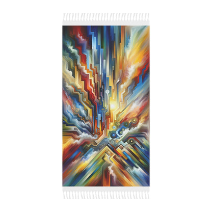 Unity Abstract Vibrancy Boho Beach Cloth - ATUH.ART