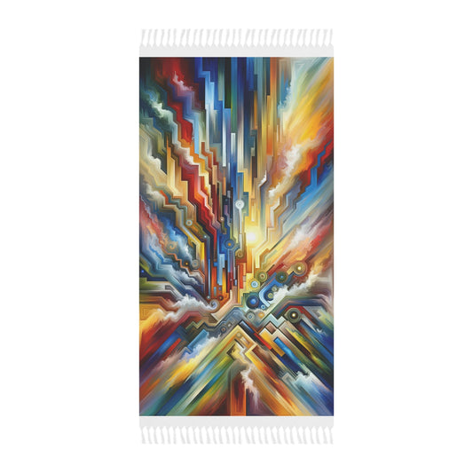 Unity Abstract Vibrancy Boho Beach Cloth - ATUH.ART