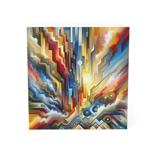 Unity Abstract Vibrancy Note Cube - ATUH.ART