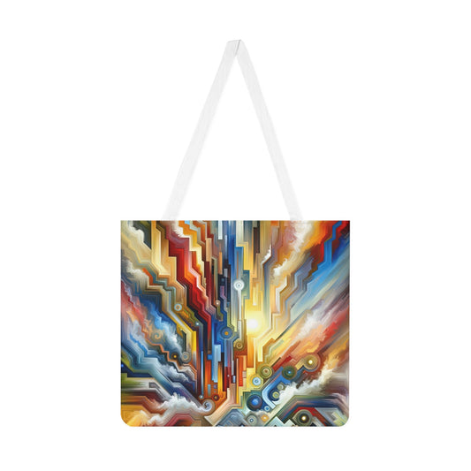 Unity Abstract Vibrancy Shoulder Tote Bag (AOP) - ATUH.ART